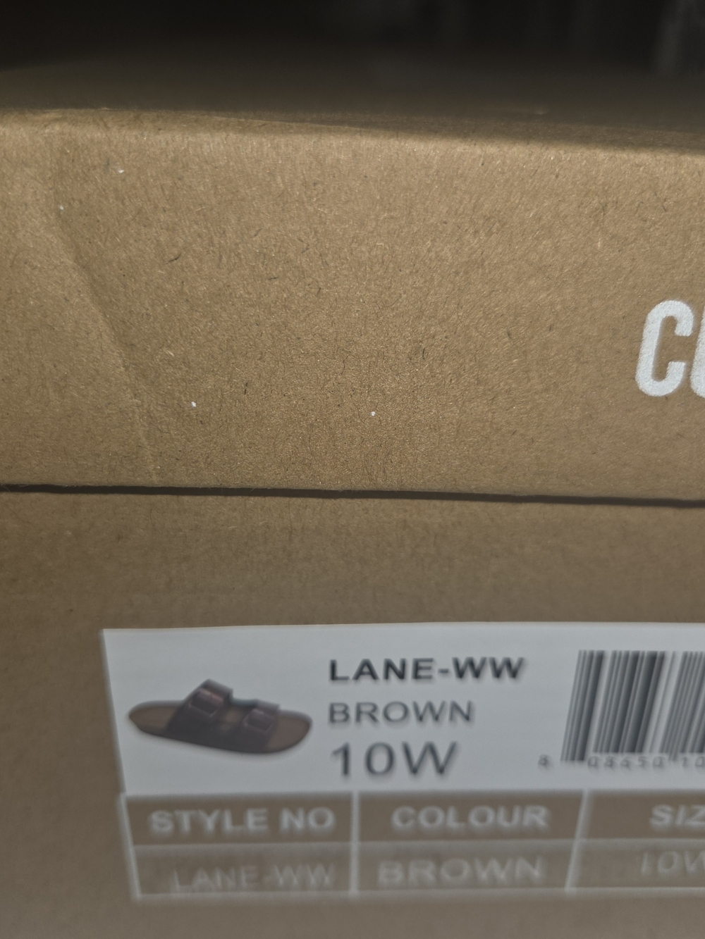 Kids Brown Slide Sandals